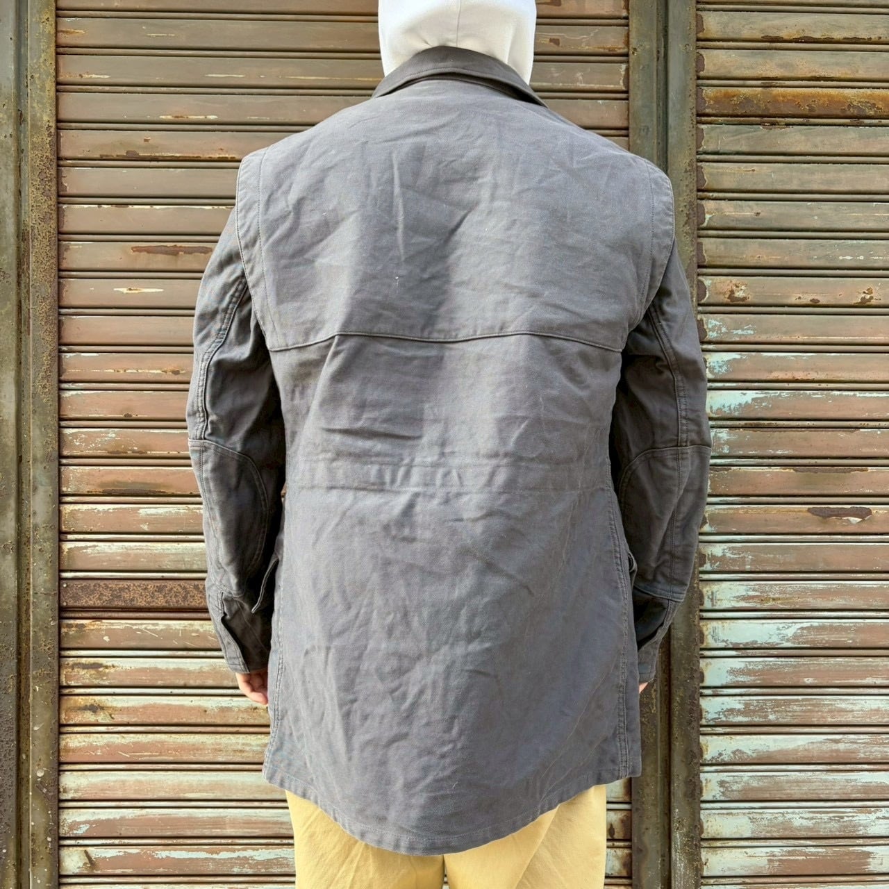 80s ドイツ軍 実物 THW ミリタリー 技術復旧団 モールスキン L