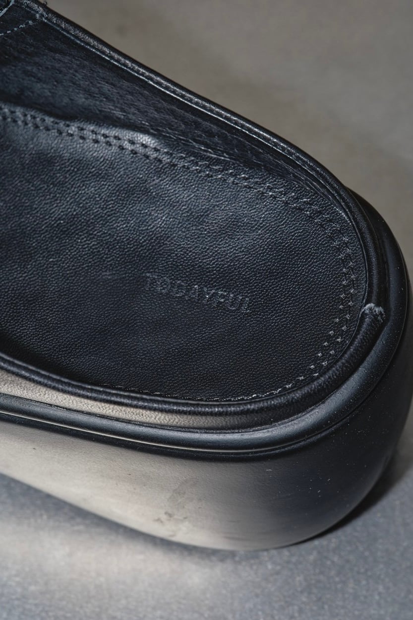 TODAYFUL Volume Sole Sabot ボリュームソールサボ Black TODAYFUL Volume Sole Sabot ボリュームソールサボ Black