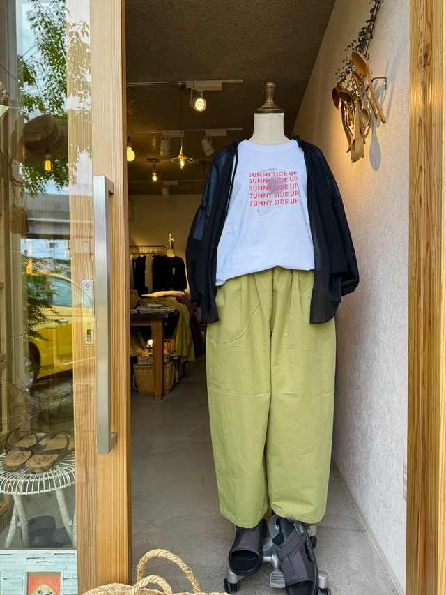 HEAVENLY  コットンゆるりテーパードパンツ