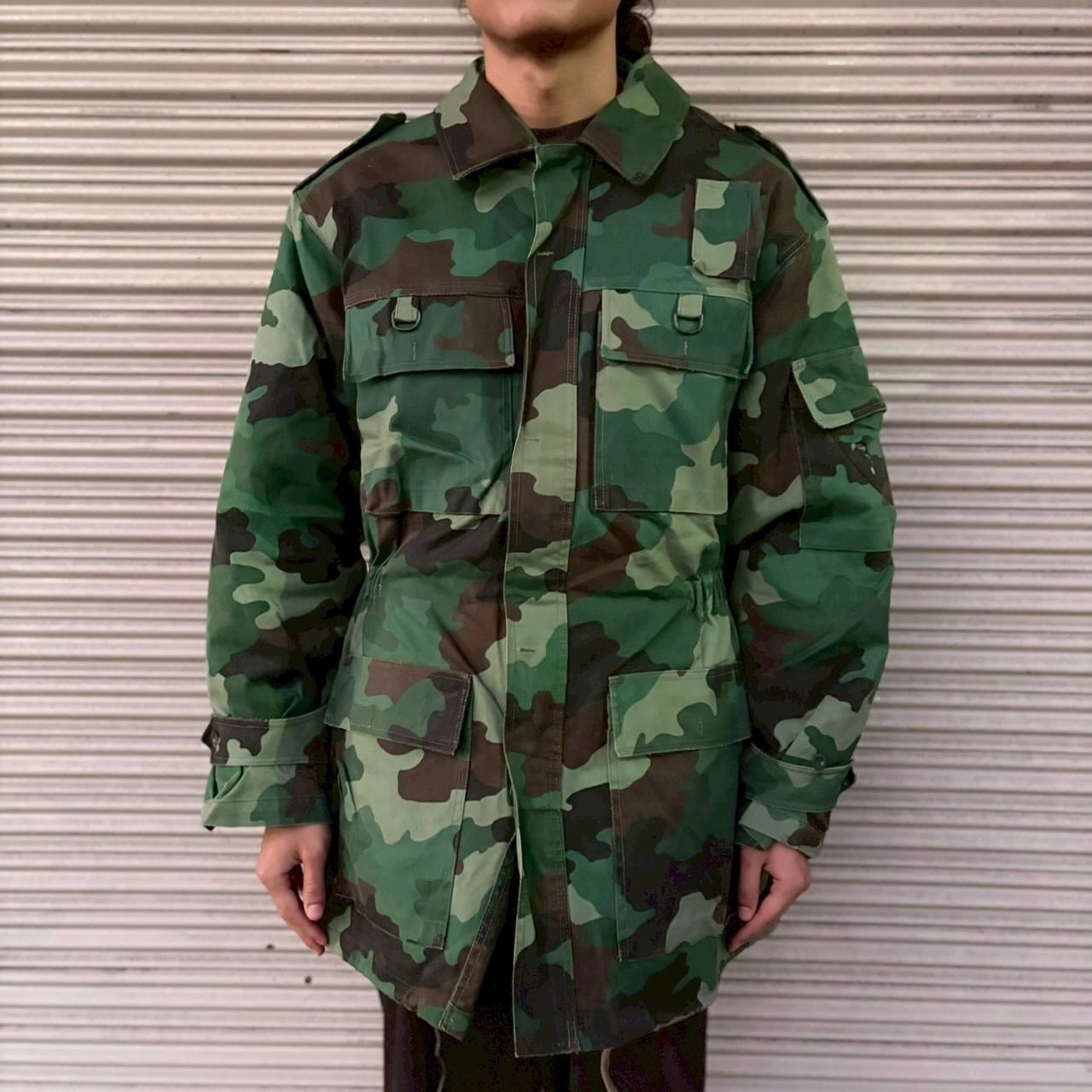 00s ユーゴスラビア軍 実物 迷彩 フィールドジャケット L ミリタリー