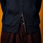 BLACK LETTER LOGO HEAVYWEIGHT ZIP HOODIE