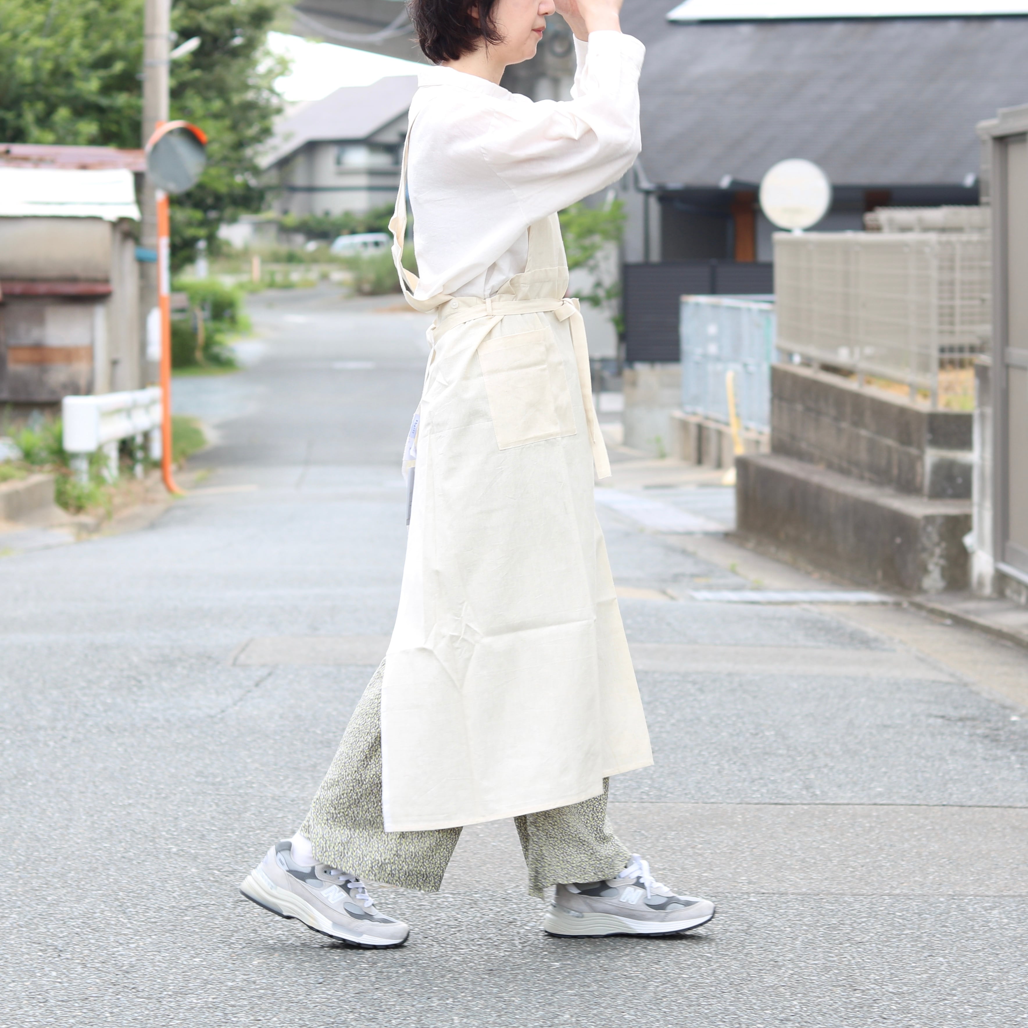 shesay 手紡ぎ手織り KHADI エプロン | Zakka so-la