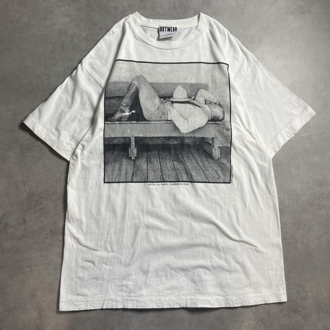 90s フォト アート art wear vintage T-shirt