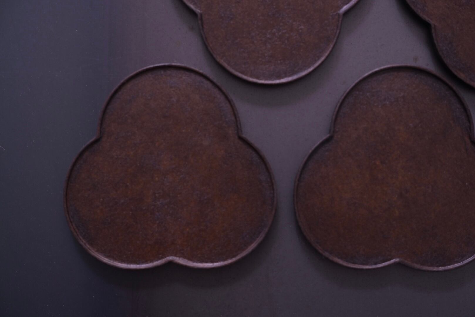 蝶野秀紀 輪花皿 結 茶 小