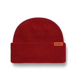 BUTTER GOODS TALL WHAFIE BEANIE BURGUNDY