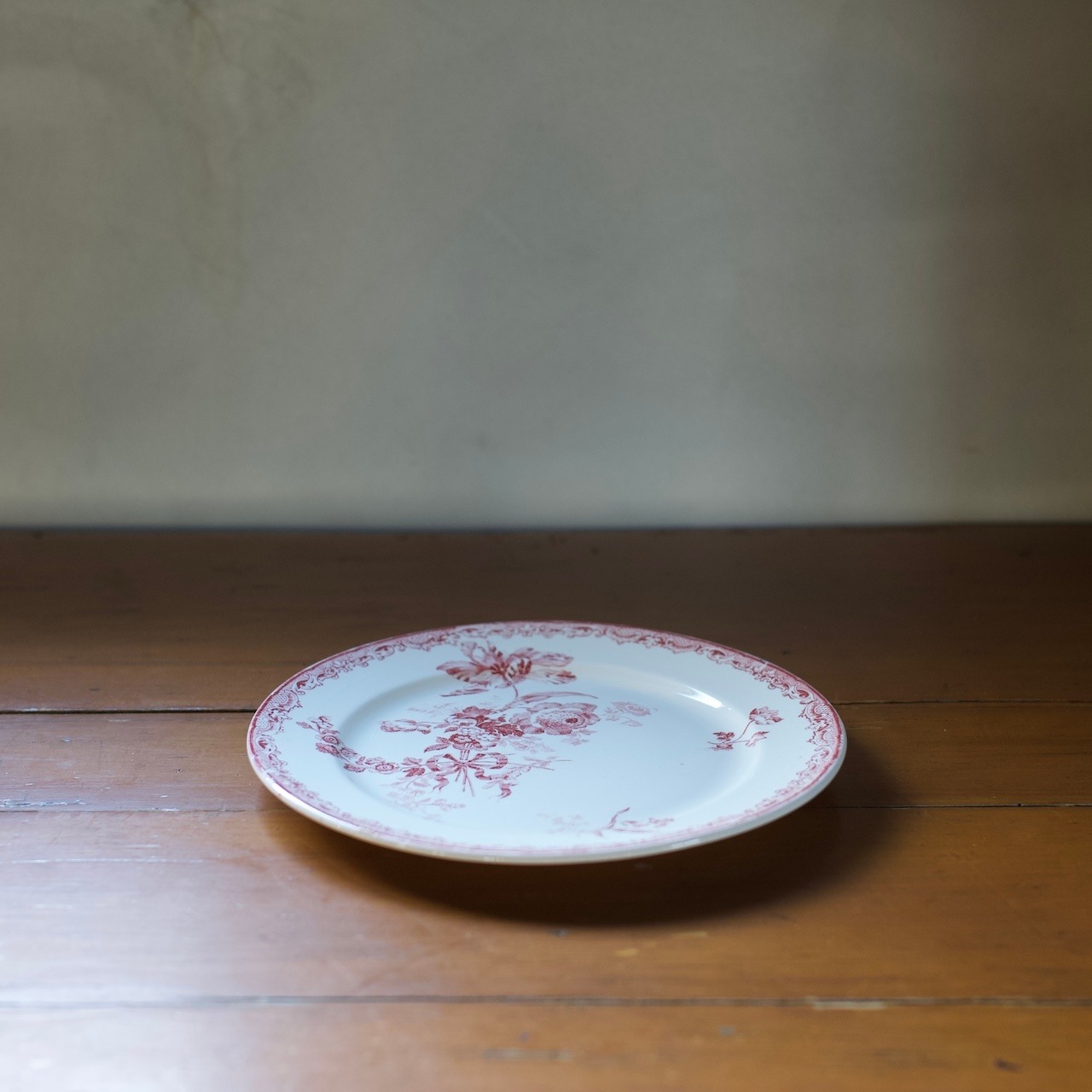 SARREGUEMINES  Plate / サルグミンヌ プレート〈 フランス食器・皿・花リム・フランスアンティーク・アンティークプレート・ブロカント・ヴィンテージ 〉113150
