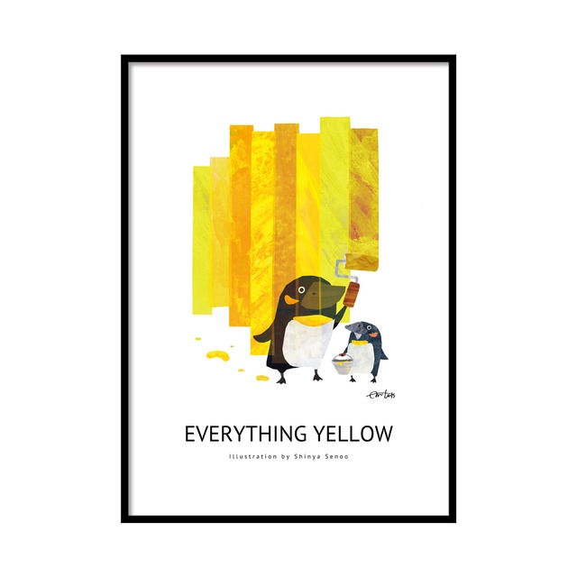 ポスター　A2サイズ(42cm×59.4cm)　『EVERYTHING YELLOW』