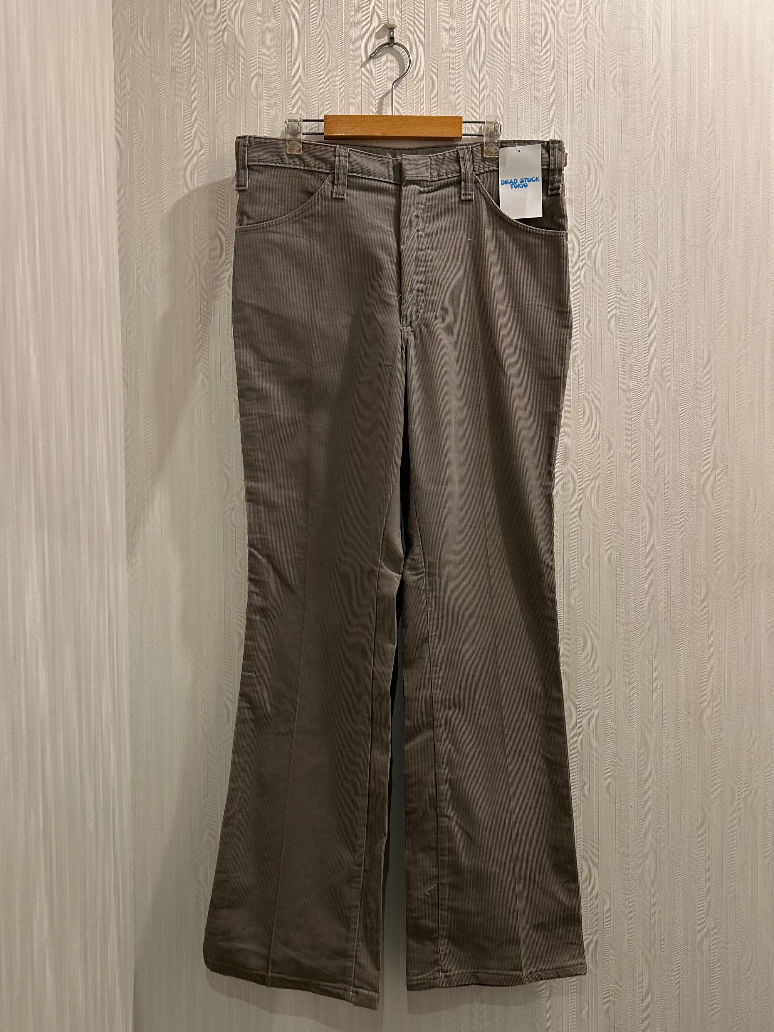 Dead Stock!! 1970s Dickies Corduroy Bell Bottom Pants