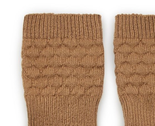 Collegien - Céleste - Newborn Knee-high Socks / Caramel au Beurre Salé