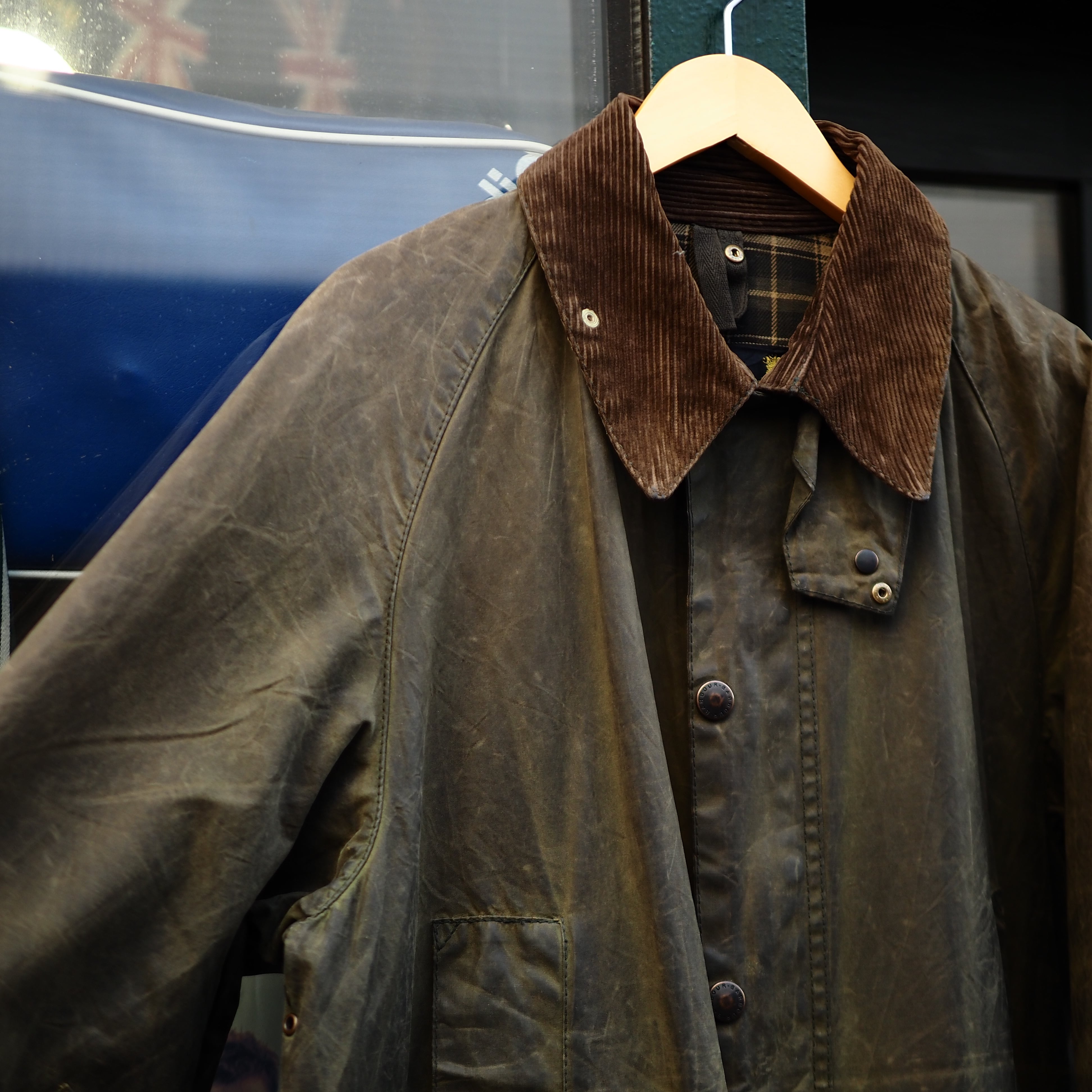 UK 1990's Barbour BEDALE 42 ビンテージ バブアー ビデイル オイルド