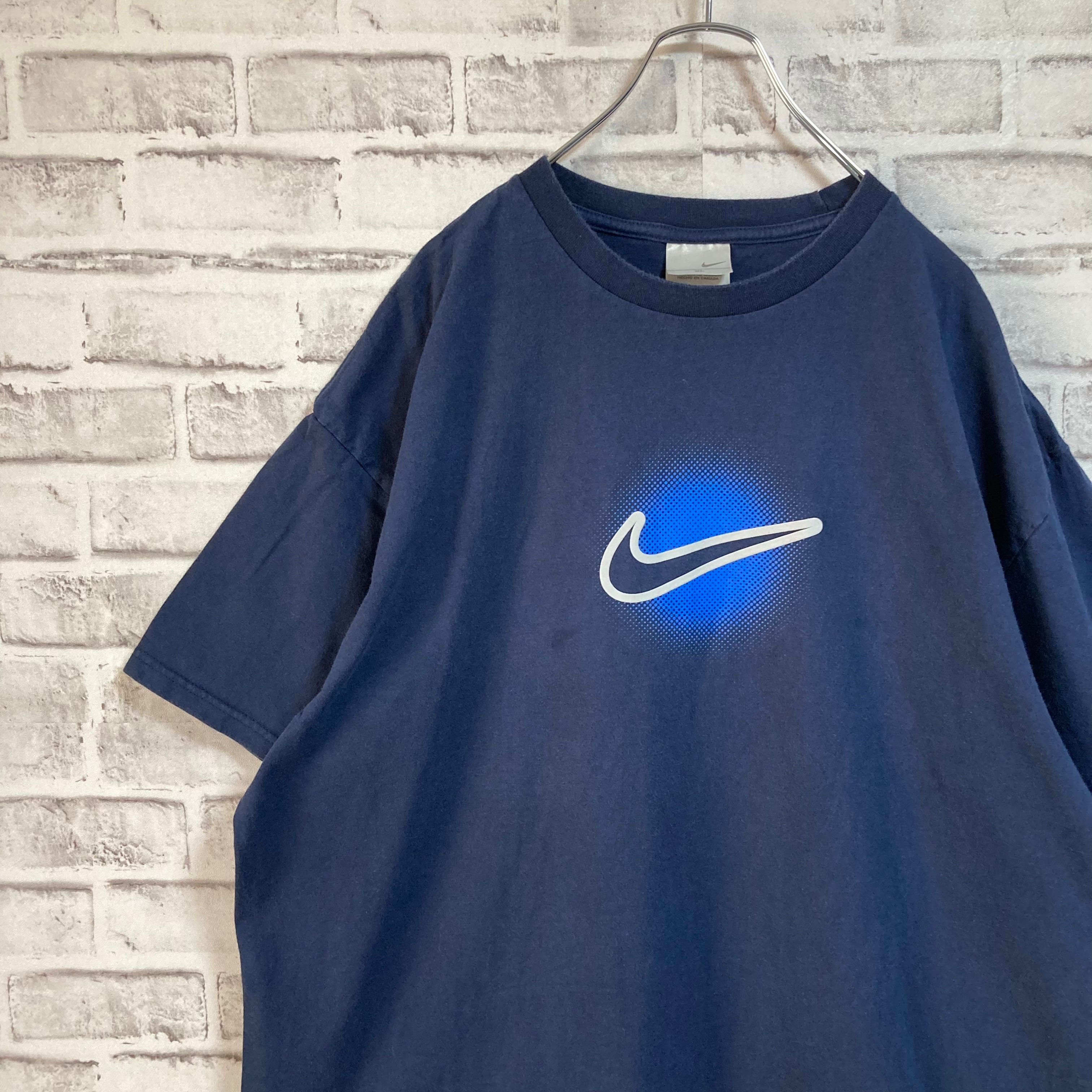 NIKE ナイキ　90s  刺繍　センターロゴ　ゆるダボ　XL スウェット