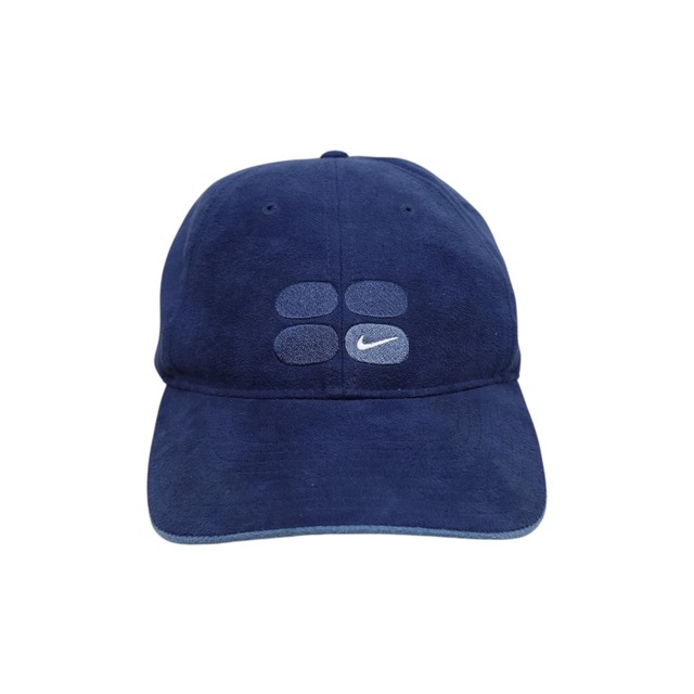 NIKE SUEDE 6-PANEL VELCRO TAPE HAT ONE SIZE (USED)