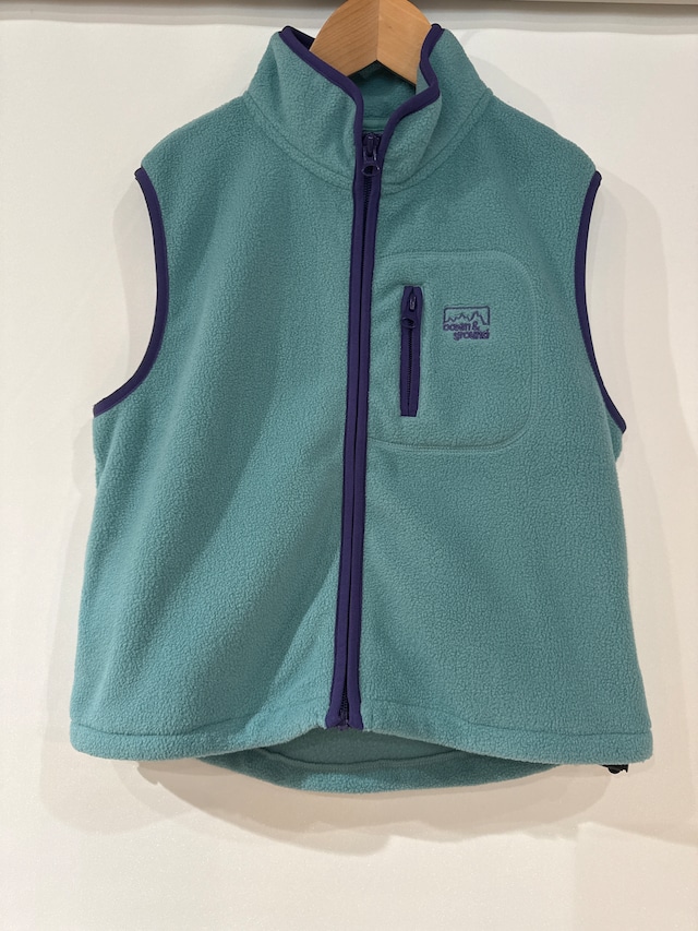 kids:ocean&ground・LaStella /　フリースジップアップベスト　150.160㎝