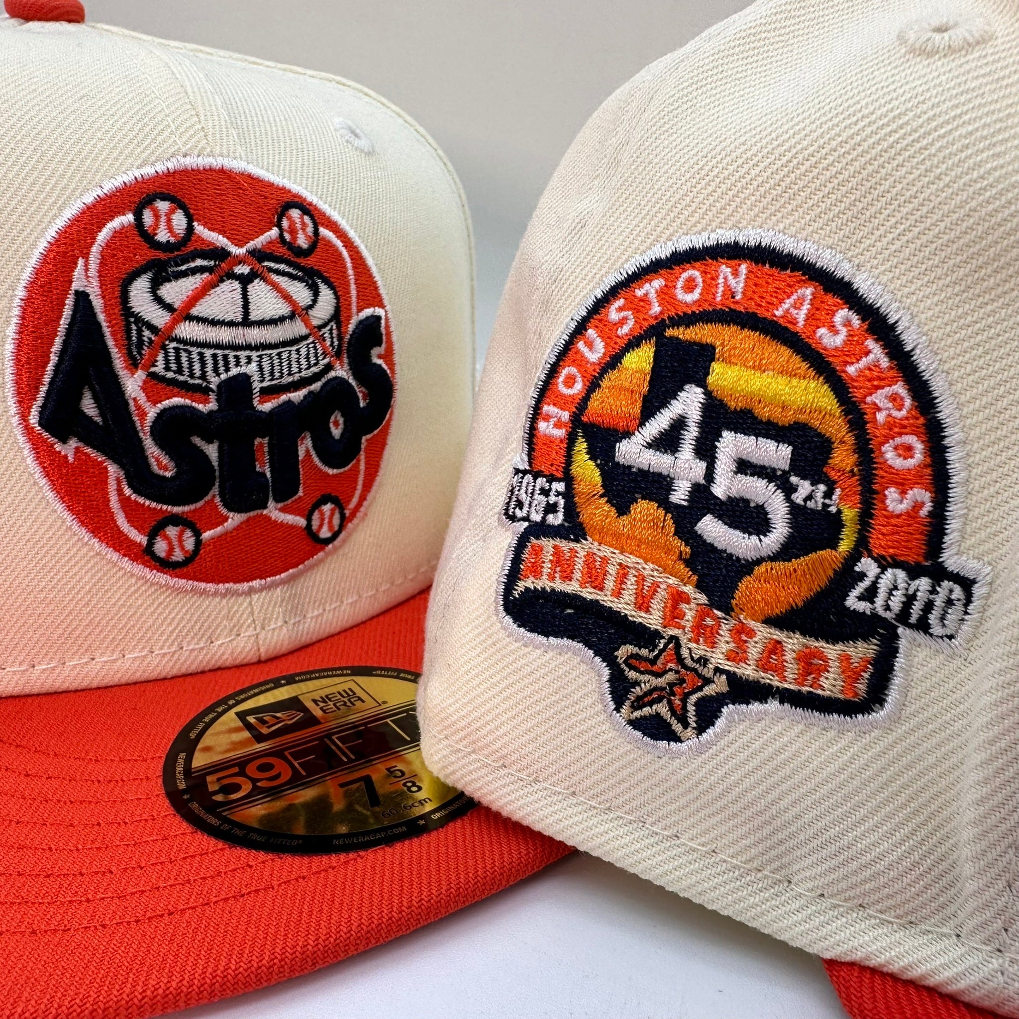 NEW ERA 59FIFTY/5950 ヒューストン・アストロズ45th ホワイト　海外入荷 | ららぽーとやイオンモールなどで運営 帽子屋  gifthat/ギフトハット -NEWERA/ニューエラなど多数取扱- powered by BASE