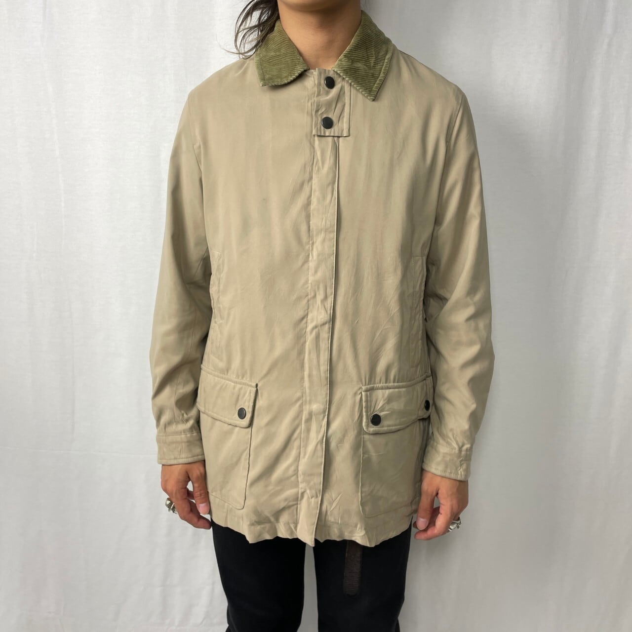 BURBERRY LONDON バーバリー ピーチスキン カバーオール ハンティング
