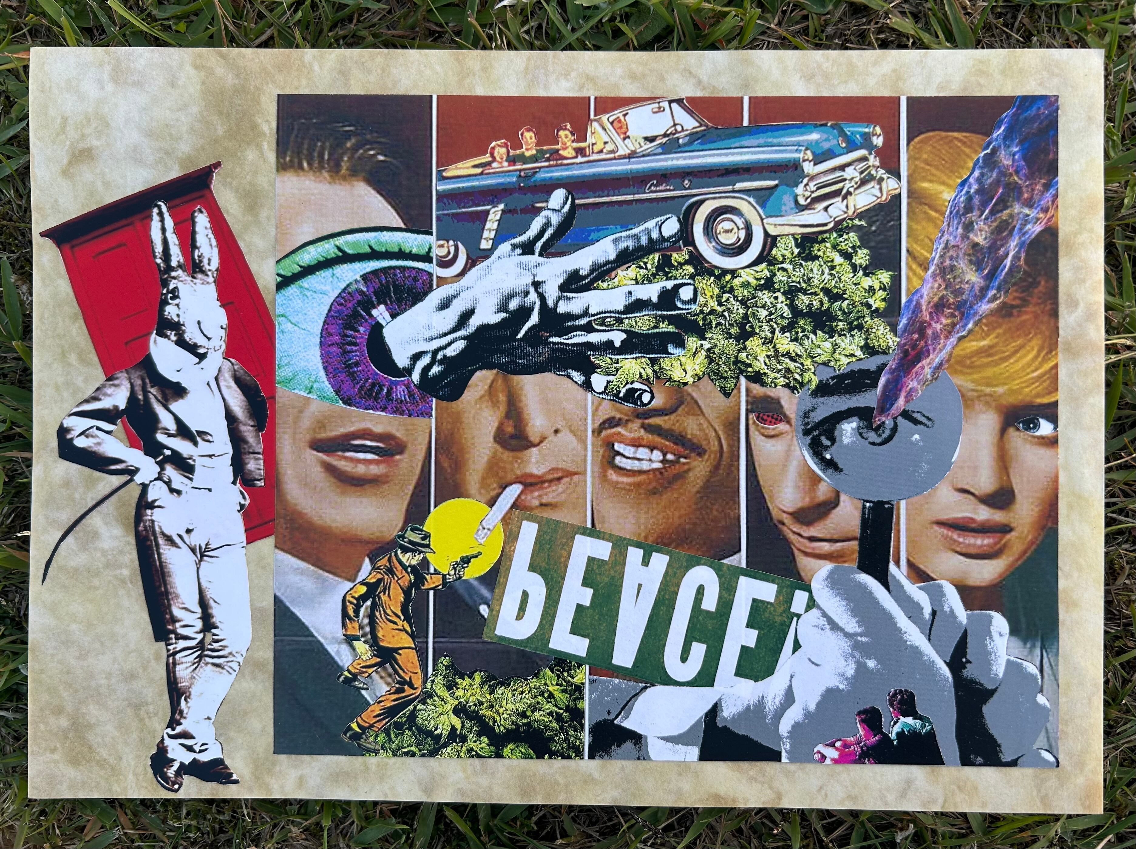 額無過去作品原版】アナログコラージュ | TAATUUS