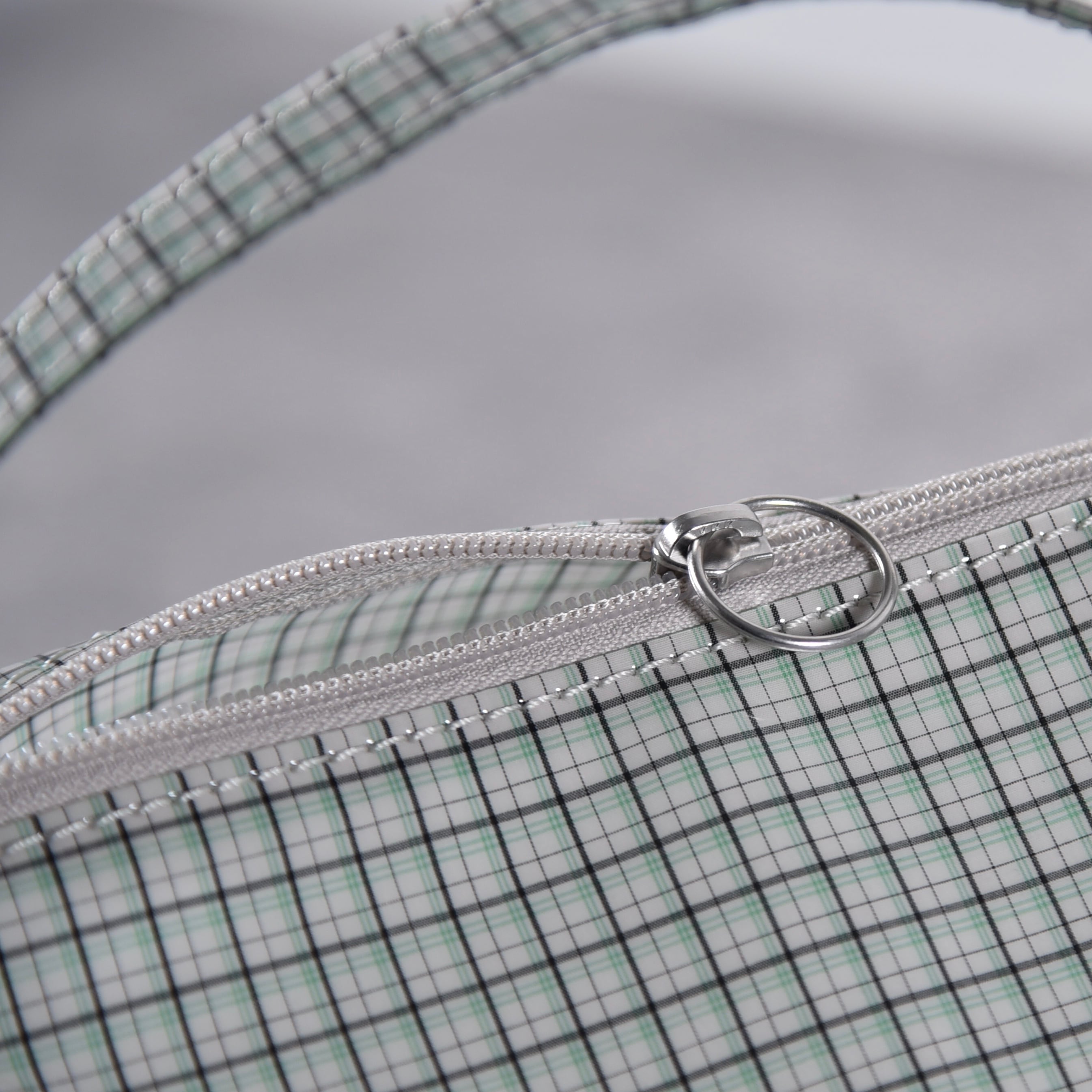 TEMBEA│BRICK BAG | CHECK GRAY/GREEN | テンベア | ブリックバッグ