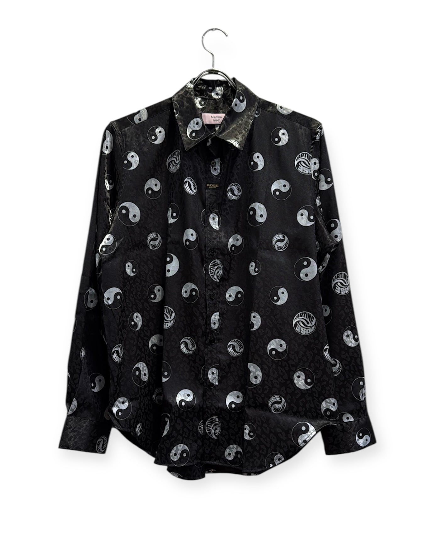 MARTINE ROSE / CLASSIC SHIRT BLACK YING YANG