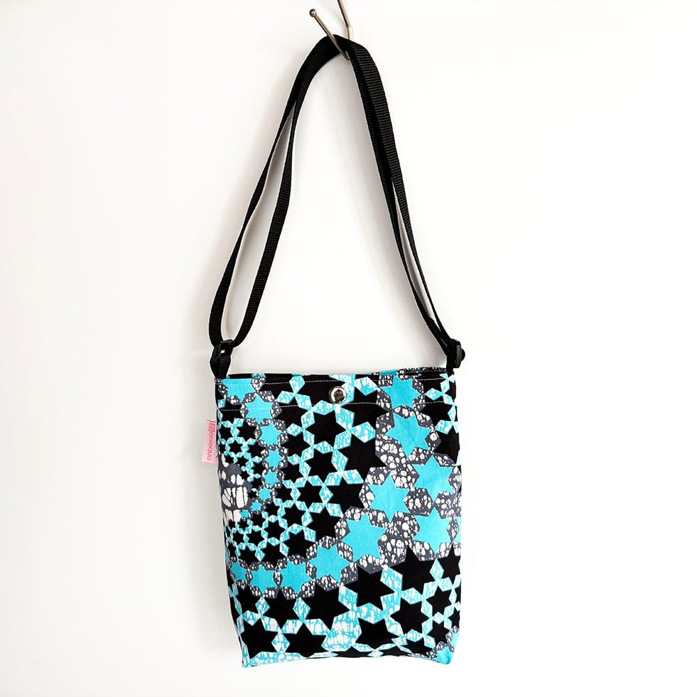 サコッシュ アフリカンプリント フローティング・スター 斜め掛け ショルダーバッグ 携帯