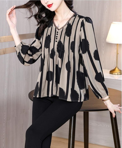 【大きいサイズ有】 レディース トップス　ブラウス　春夏　秋 新品 長袖