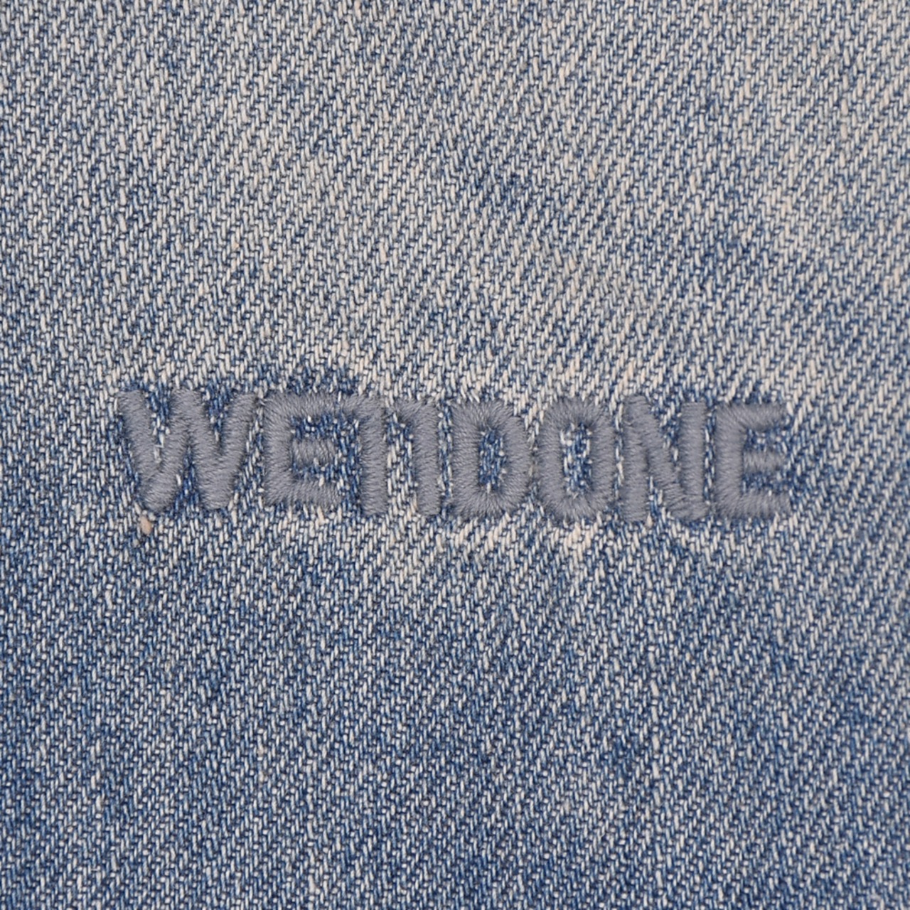 【WE11DONE】INDIGO BLUE PIERCED DENIM SHIRT - 8