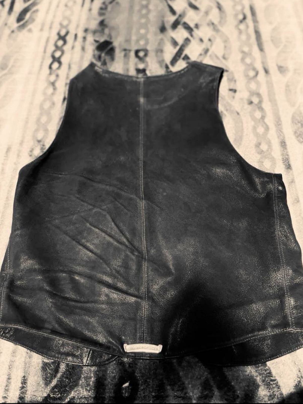 CHROME HEARTS クロムハーツ 2Bクロスボール レザーベスト | chromehearts