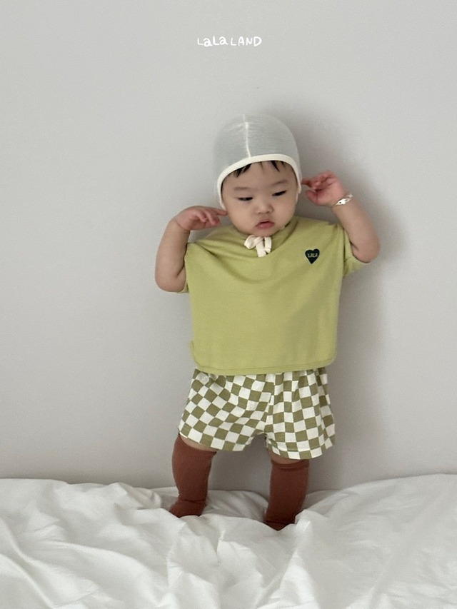 【即納】check pants