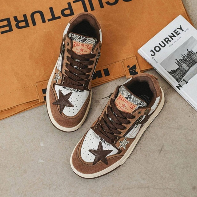 スターパッチミックスローカットスニーカー   R01547