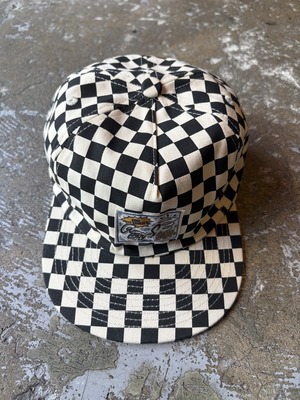 GENIUS CRAft / CHECKER TRACKER CAP / トラッカーキャップ / キャップ / BLACK
