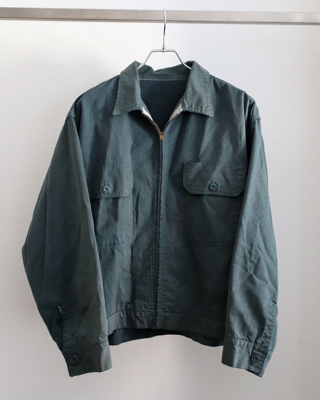 【極美品】50s Vintage Special Whipcord jacket swing top blouson made in USA about Size46 fade khaki  GRIPPER zip  /  50年代 スペシャル ヴィンテージ スウィングトップ  ウィップコード ジャケット USA製 サイズ46 実寸XL程度 フェード カーキ ミントコンディション