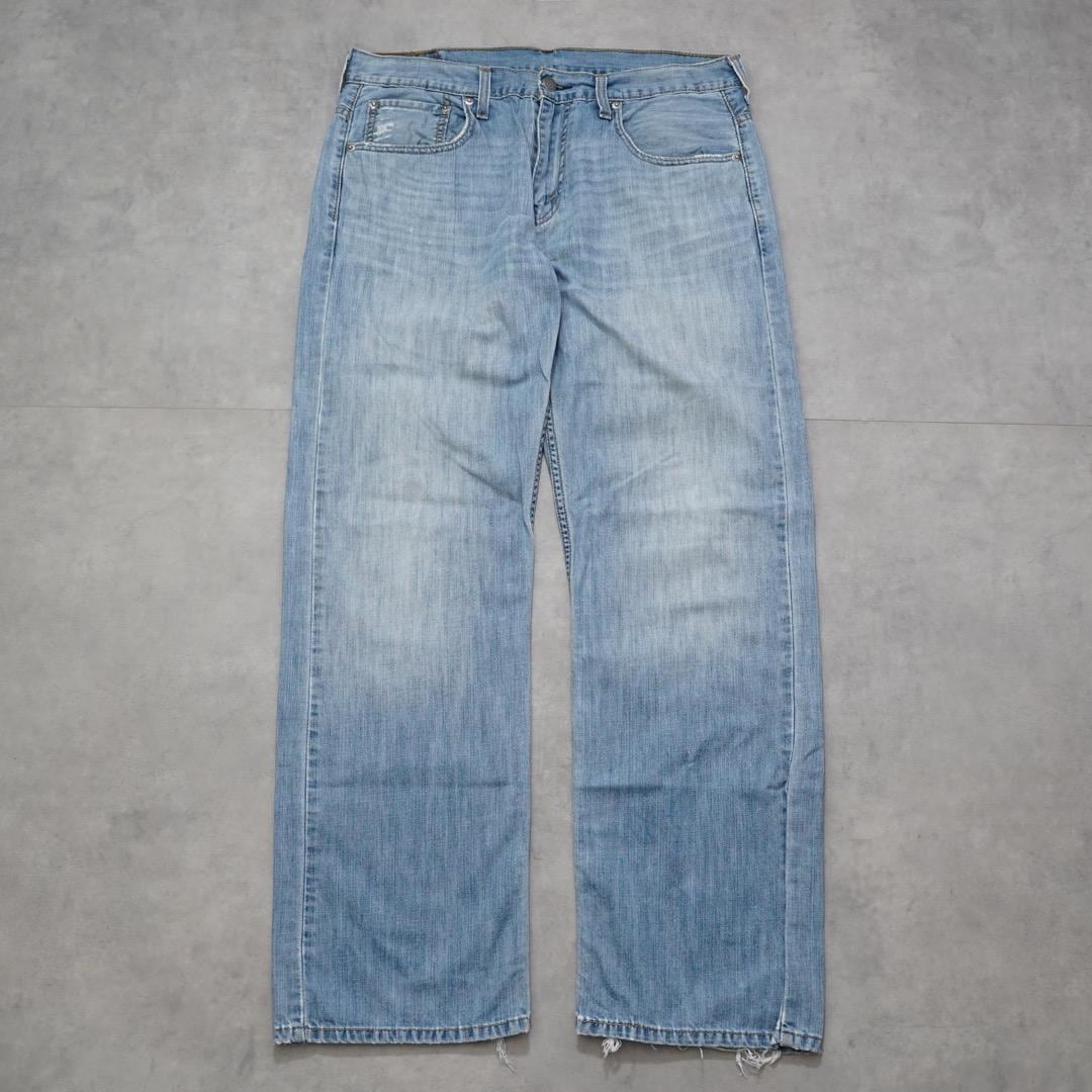 リーバイス569 Levis W32 ブルーデニム 青 ヒゲ 古着 15690