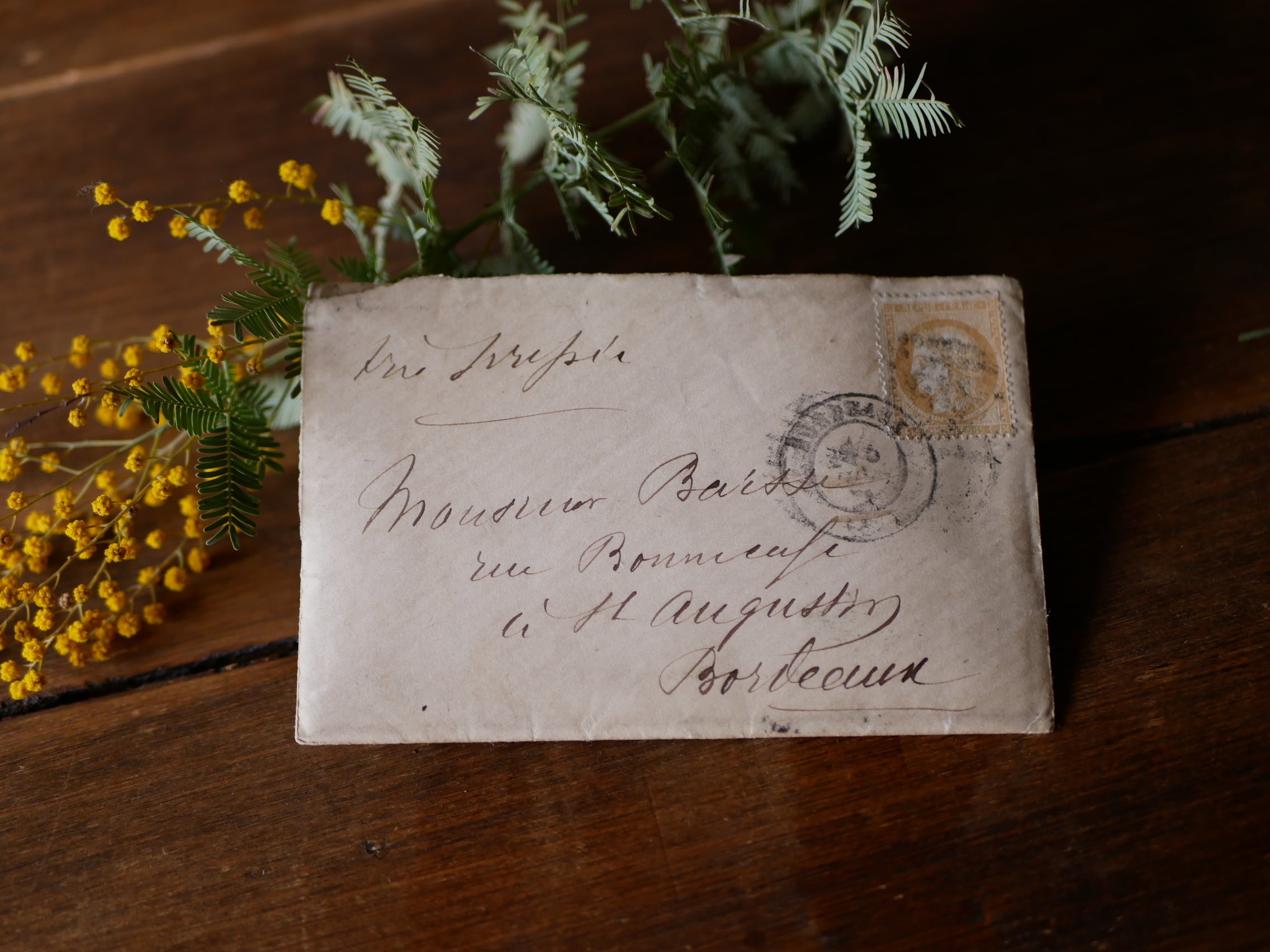 古い手紙束　公証人　アンティーク　フランス　ヴィンテージ　一点物　no.182 No.515【1点もの♡】1800sフランスアンティーク 手紙 アンティーク紙