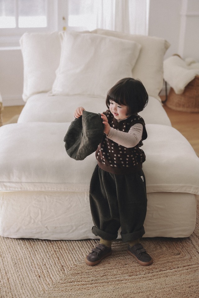 予約⌇onu/ Warm knit vest