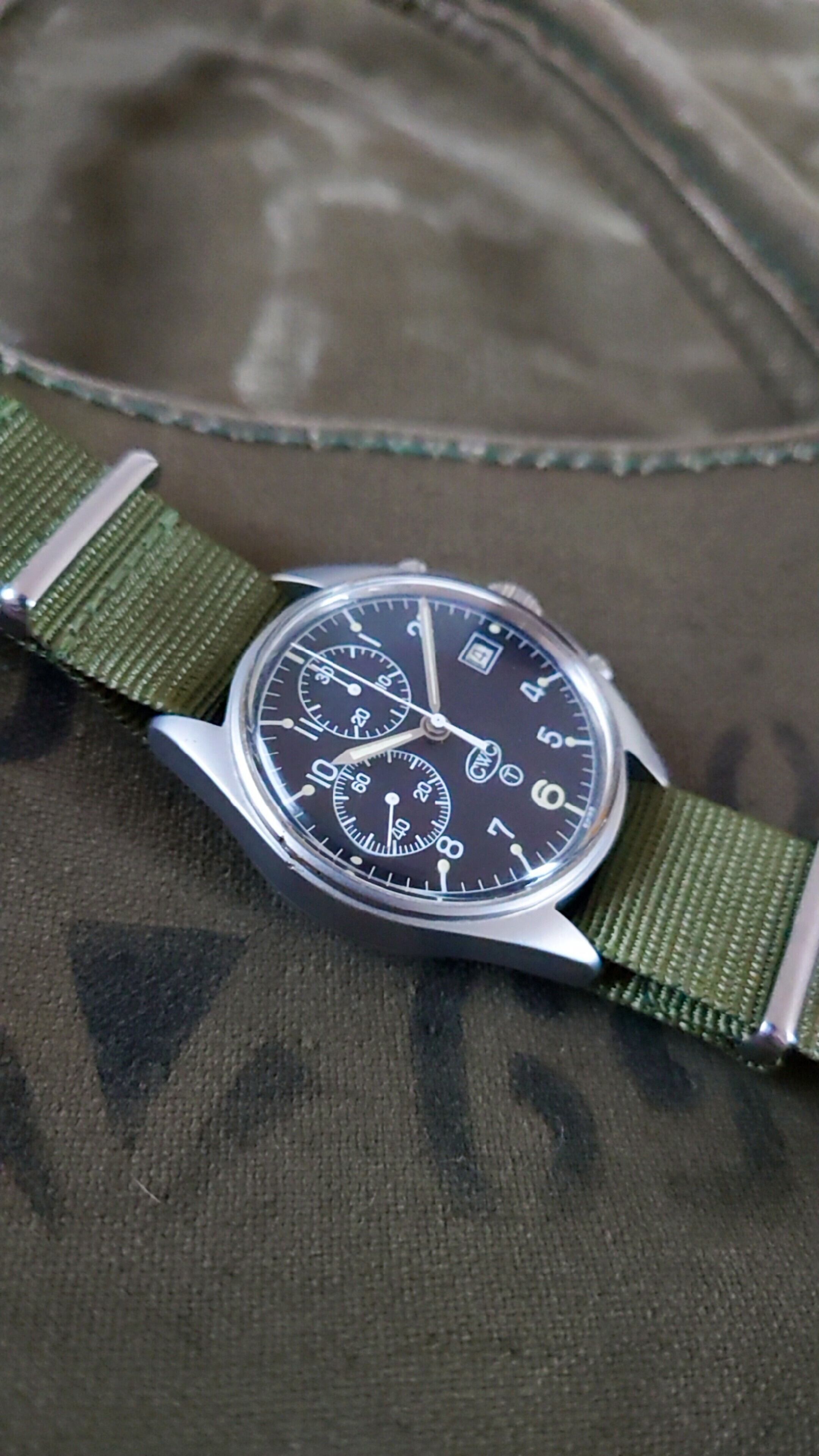 1980s】CWC RAF ミリタリー クロノグラフ《イギリス空軍 実物 軍用時計