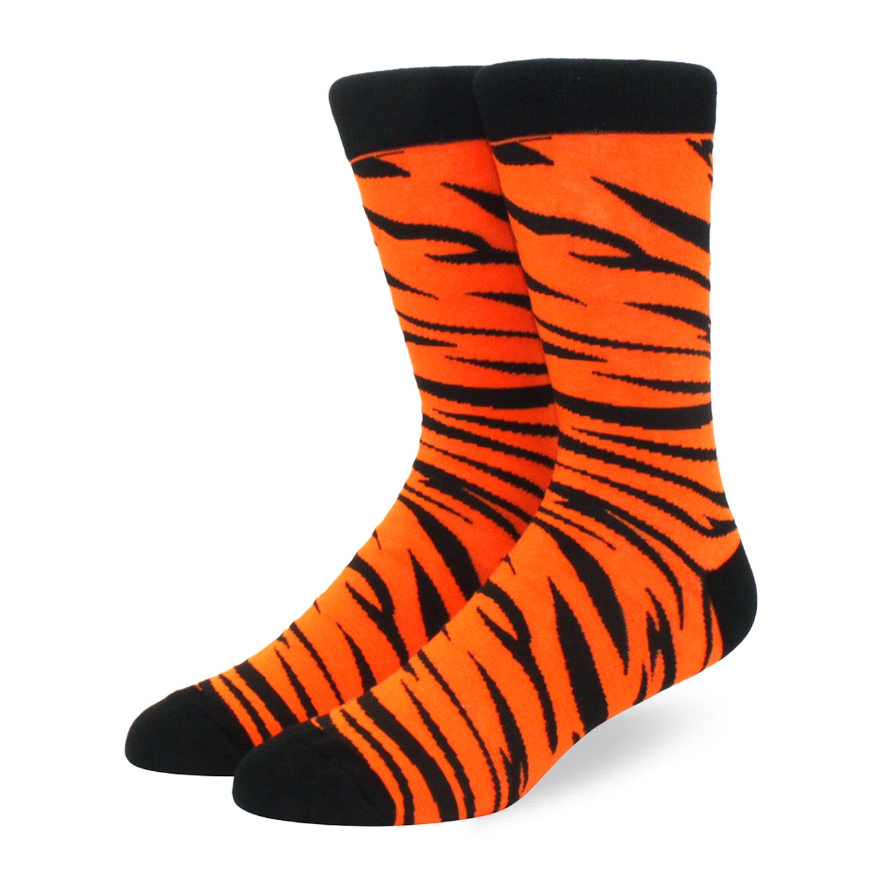 Simple tiger pattern socks シンプル タイガーパターン ソックス - 1
