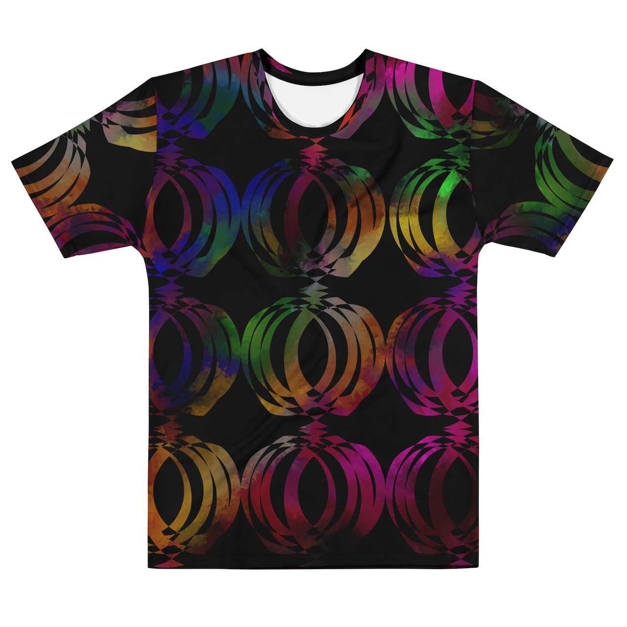 All-over print men's crew neck T-shirt