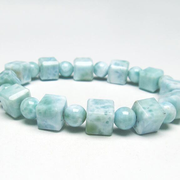 ラリマー ブレスレット 7mm 一点物 111-34394