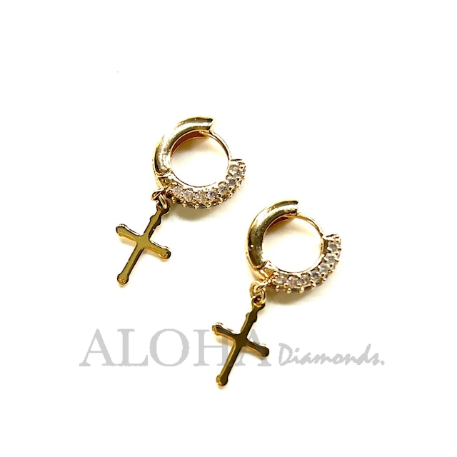 ✴︎✴︎✴︎Grace Cross✴︎✴︎✴︎ ゴールド・ピアス