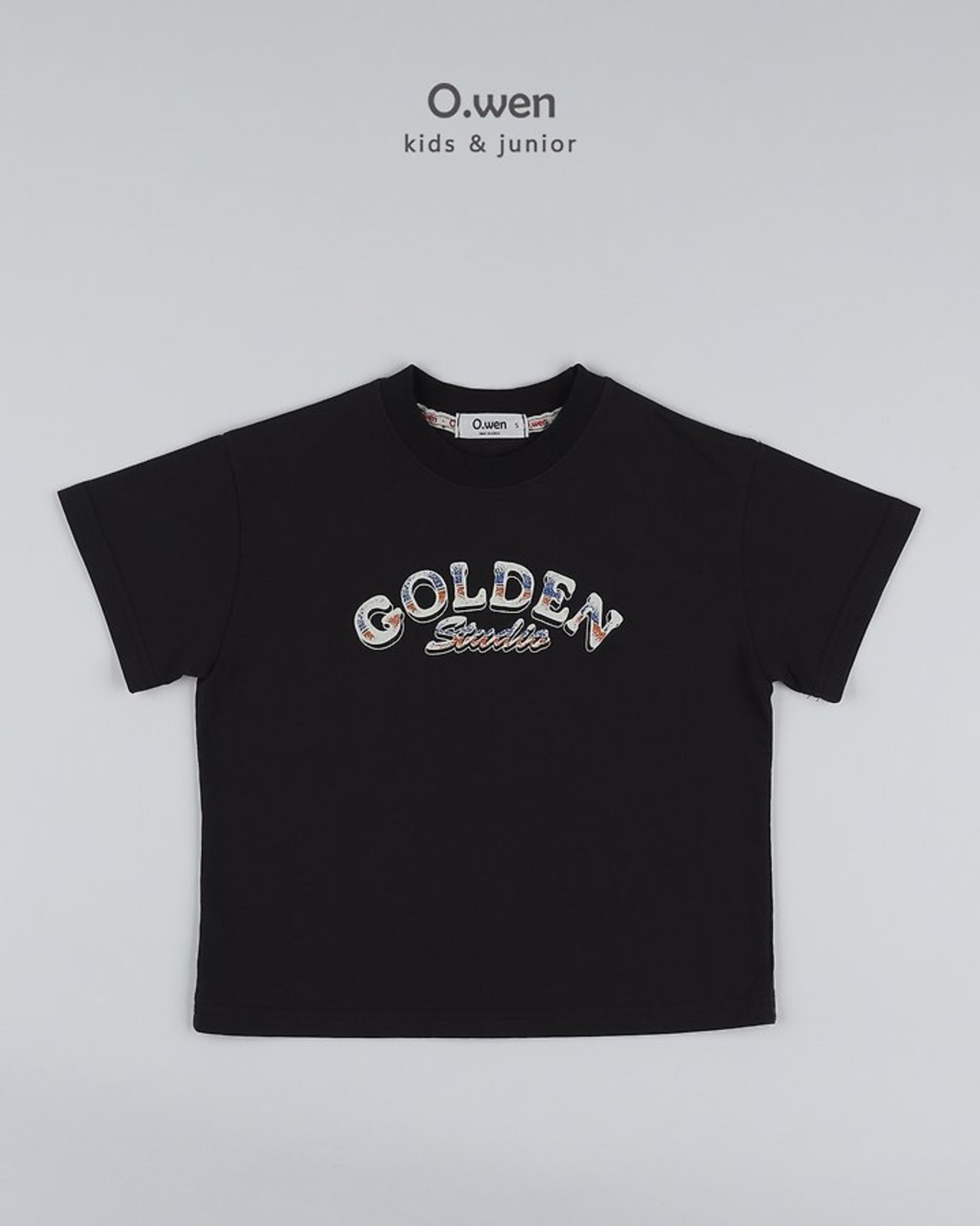[O.wen] Golden Short Sleeve T-shirt (JS/JM/JL/JXL) / [오웬] 골든반팔티 (JS/JM/JL/JXL)