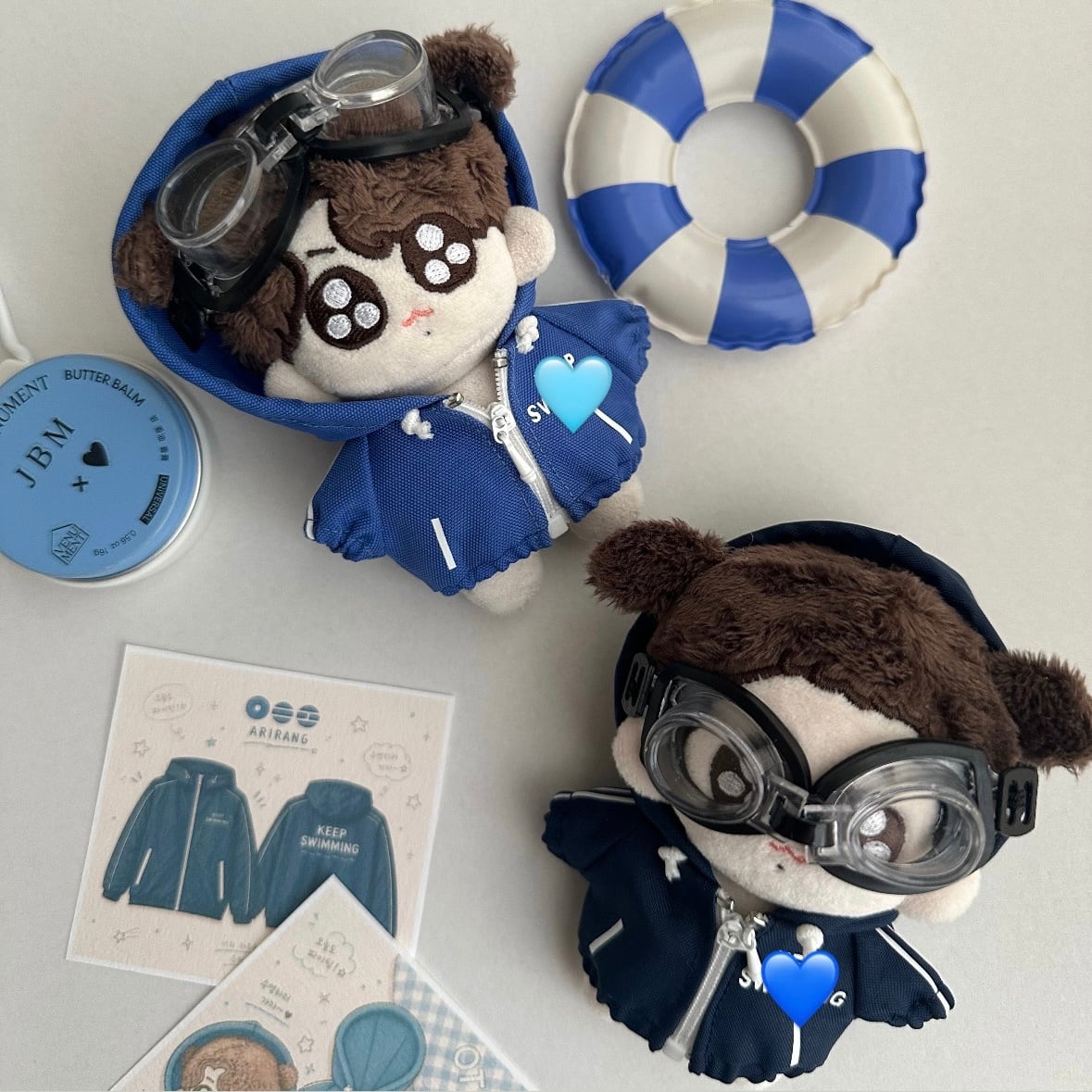 グクトゥギ 10cm ぬいぐるみ服 SWIM ジャケット | PAY ID