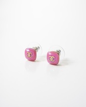 〈CHANEL〉CC Mark Square Earrings 2006SS