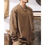 Back Print Long Sleeve T-Shirt Crew Neck ◇H0592