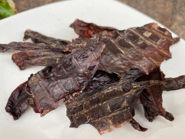 人気 15ｇ鹿肉ジャーキー もも肉 ヒレ肉混合 滋賀県産 手作り 犬のおやつ 無添加 Wanfood B