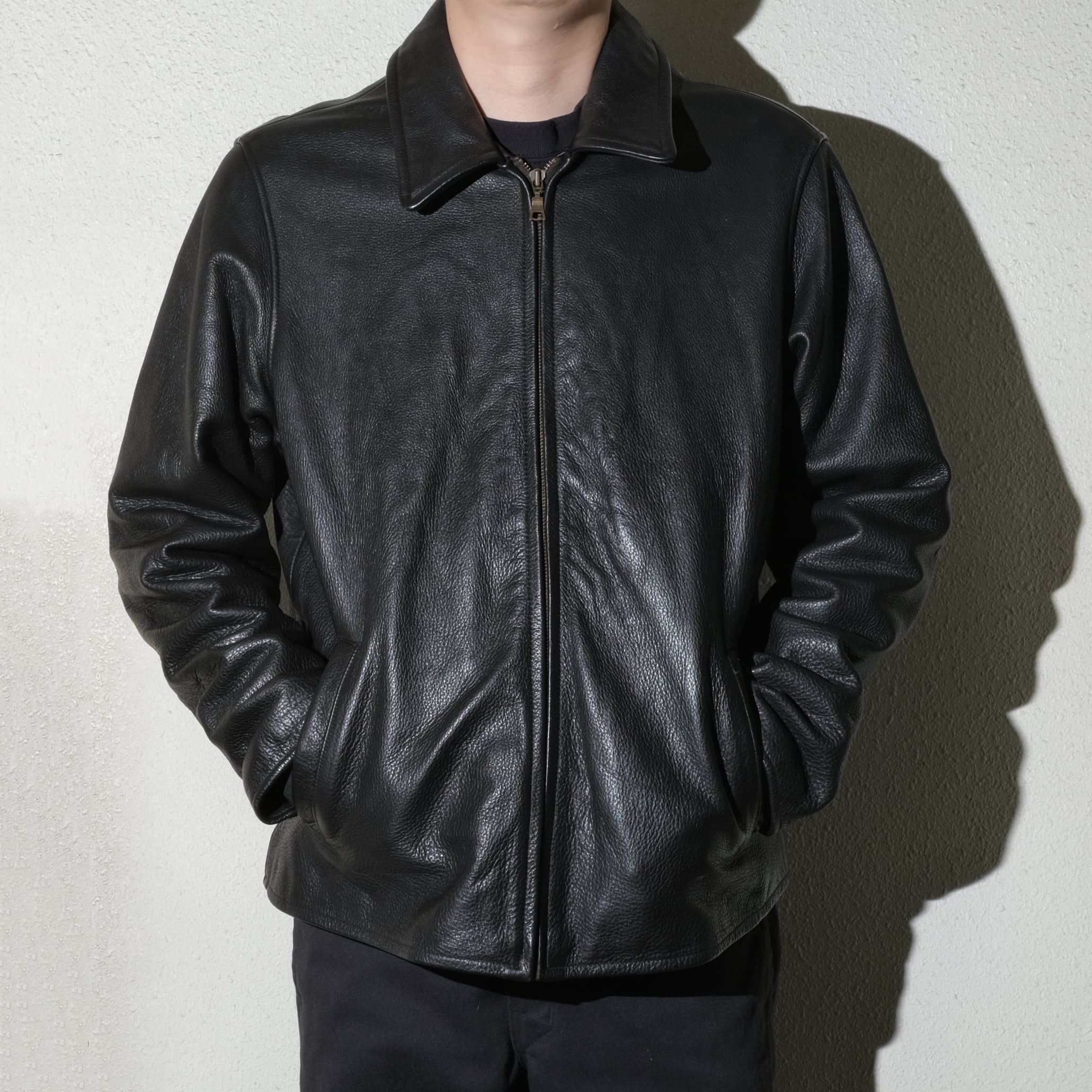 90's Eddie Bauer leather jacket [like M] | goodbuy