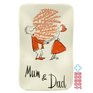 スモーククラフト社 灰皿  "Mum & Dad" 置物 スーベニア イタリア製