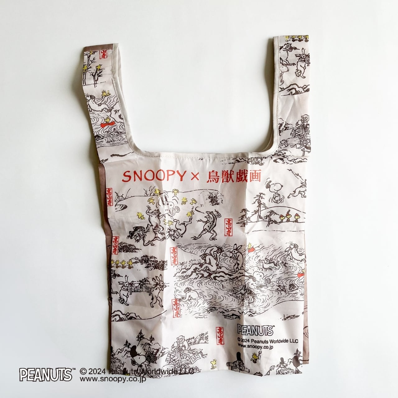 入荷待ち】スヌーピー エコバッグ 鳥獣戯画 | hmm, by 東京都美術館