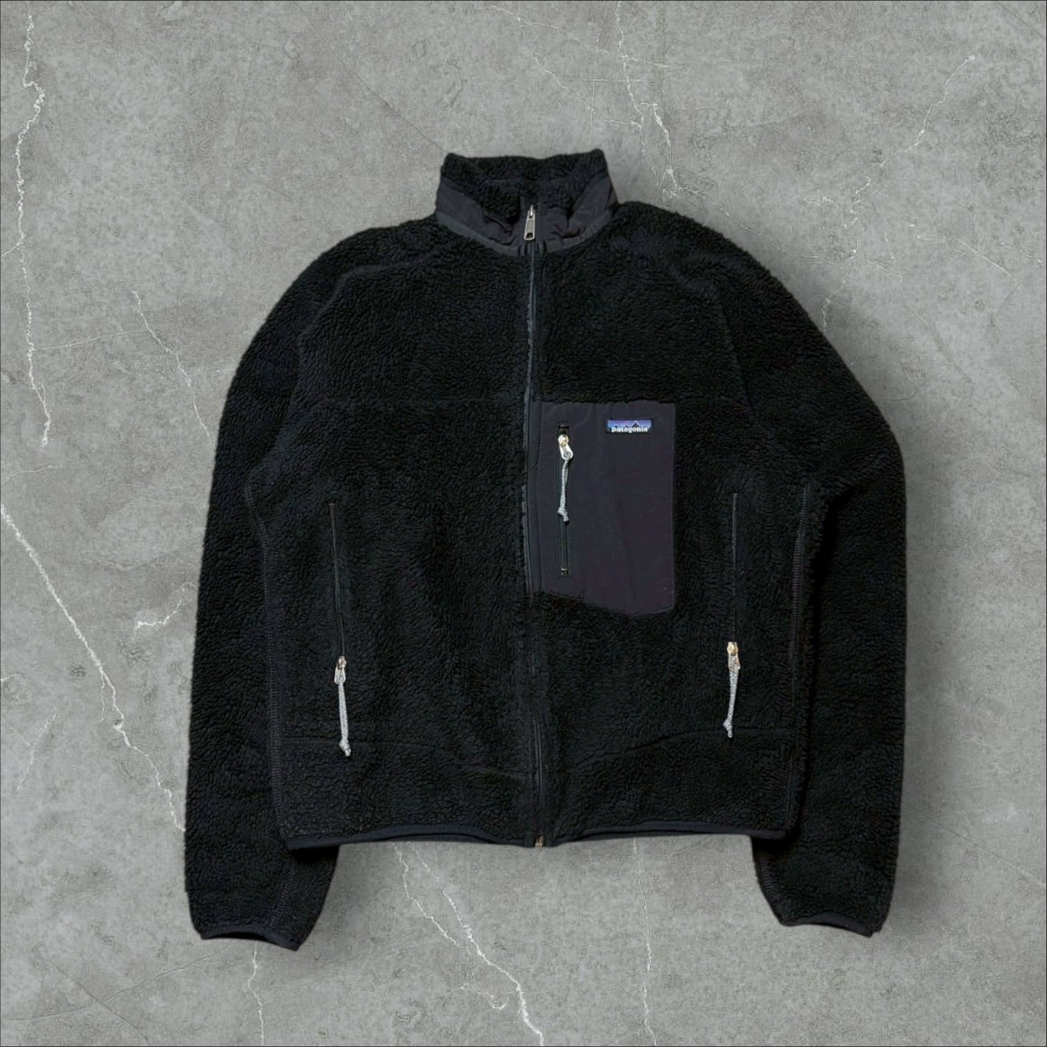 1998's Made in USA Patagonia Retro-X Fleece Jacket Black × Black M 1998's Made in USA Patagonia Retro-X Fleece Jacket Black × Black M