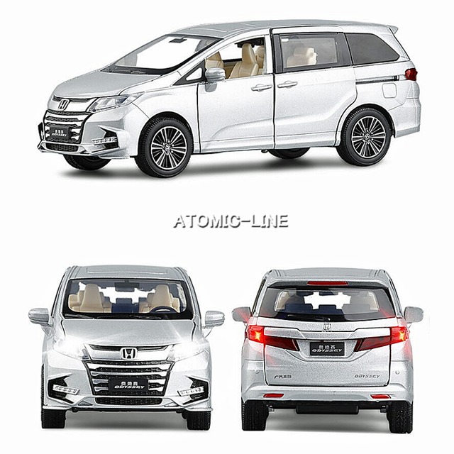 HONDA オデッセイ 1/32 ミニカー 全4色 ライト点灯 エンジンサウンド 合金モデル 模型 ジオラマ