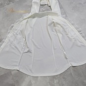 フラメンコ 衣装 トップス ブラウス 白 長袖 フリル レース ICHIOKU イチオク 無地 ダンス パーティ 発表会 ホワイト系 フラメンコ衣装 トップス 可愛い 大人用 衣装 高級感 おしゃれ ダンス衣装 スタイリッシュ 柔らかい シンプル