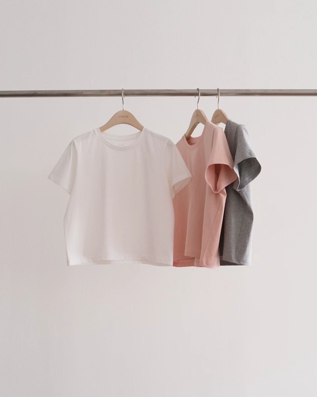 (OUNCE)  joy half tee / 3color
